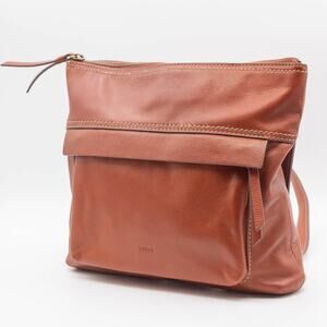 Medium Brown Crossbody Bag Leather Purse FOSSIL Aida Handbags
